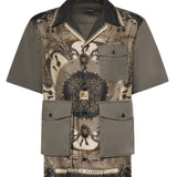 Camicia in seta con stampa G5OH4T HI12EHJ5XB DOLCE & GABBANA 