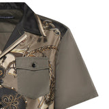 Camicia in seta con stampa G5OH4T HI12EHJ5XB DOLCE & GABBANA 