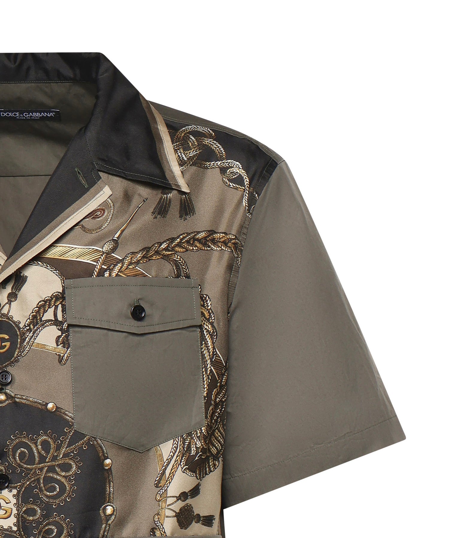 Camicia in seta con stampa G5OH4T HI12EHJ5XB DOLCE & GABBANA 