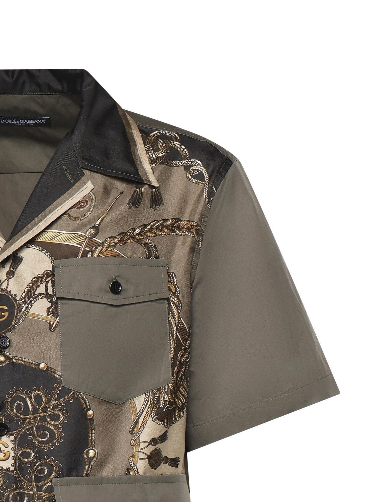 Camicia in seta con stampa G5OH4T HI12EHJ5XB DOLCE & GABBANA 