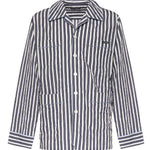 Camicia Vanity a righe con logo G5OI1T FBMFUS8053 DOLCE & GABBANA 