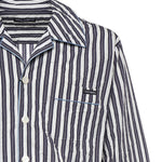 Camicia Vanity a righe con logo G5OI1T FBMFUS8053 DOLCE & GABBANA 
