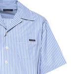 Camicia hawaii in popeline rigato G5OL6T FR513S8052 DOLCE & GABBANA 