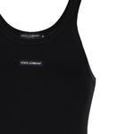 Canotta in cotone a coste G8PA8T G7P3IN0000 DOLCE & GABBANA 