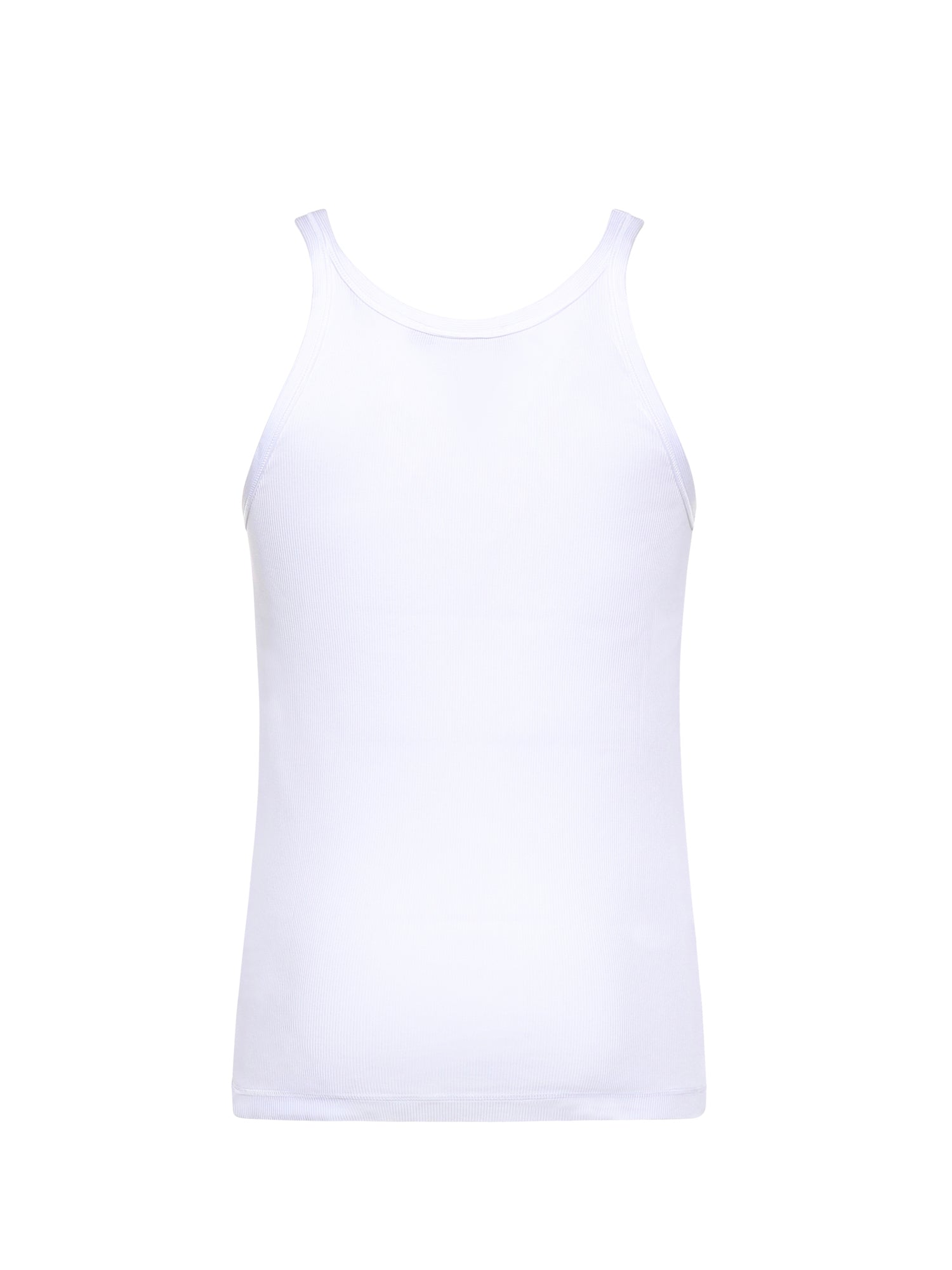 Canotta in cotone a coste G8PA8T G7P3IW0800 DOLCE & GABBANA 