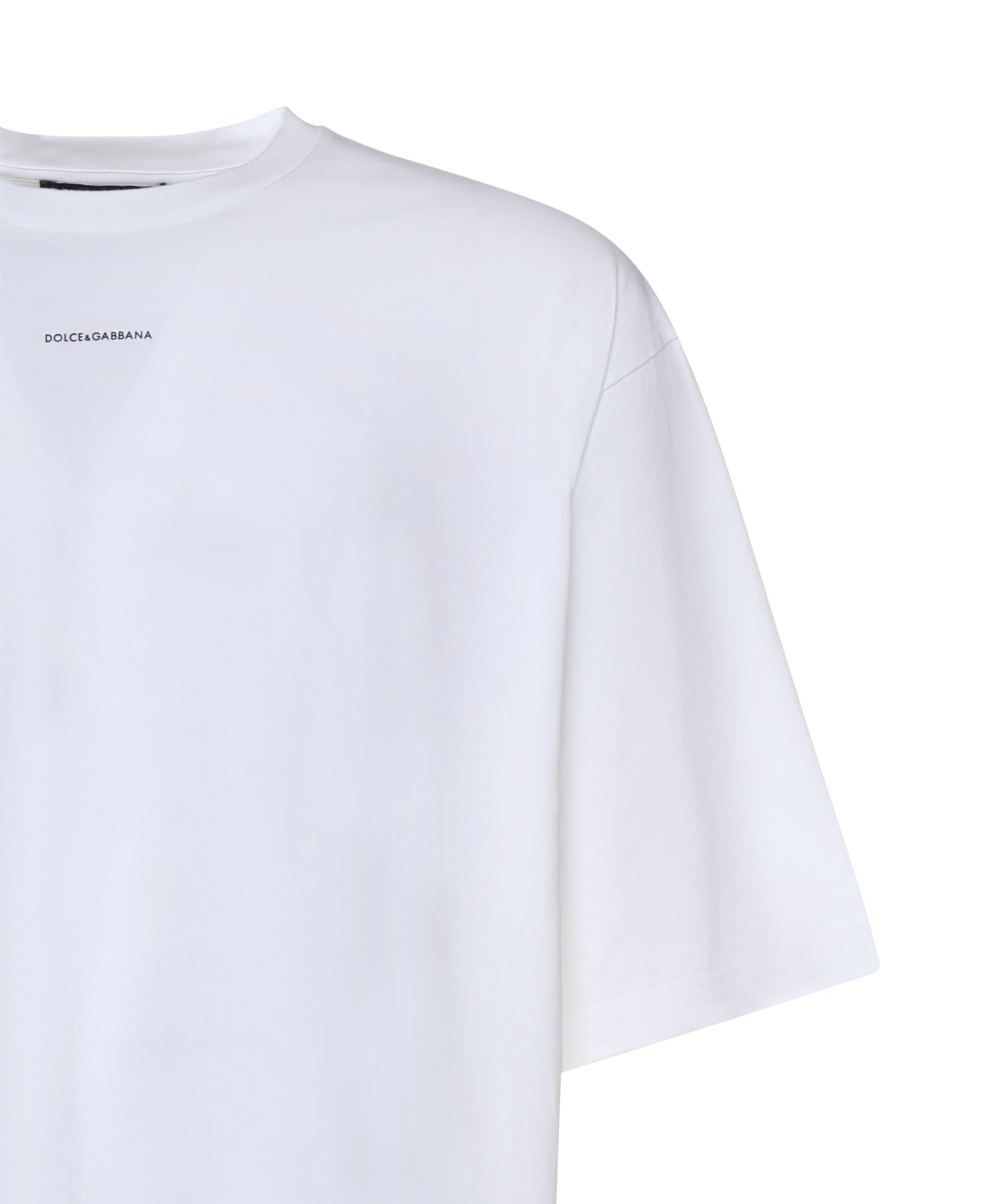 T-shirt con stampa in cotone G8PB8T G7PYRW0800 DOLCE & GABBANA 