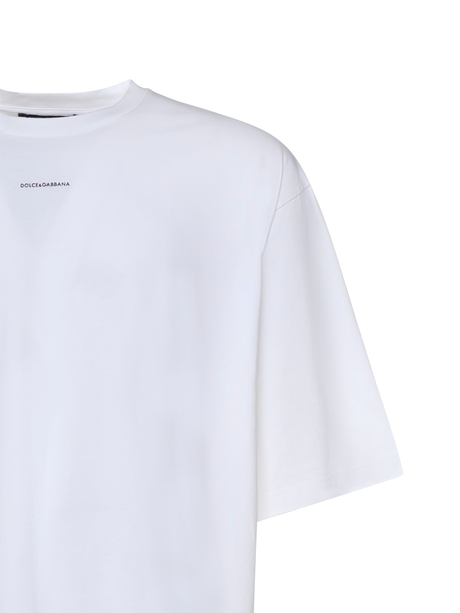 T-shirt con stampa in cotone G8PB8T G7PYRW0800 DOLCE & GABBANA 