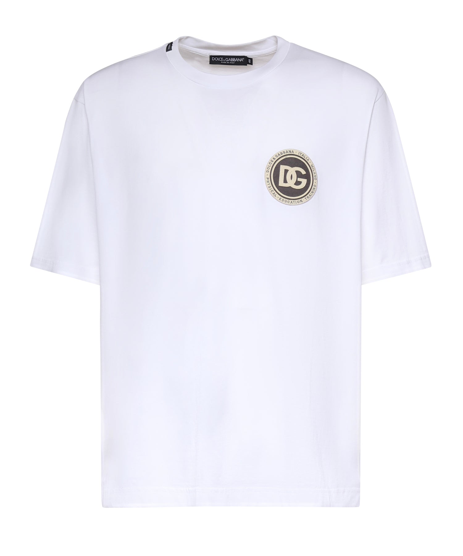 T-shirt in cotone con logo G8PN9Z G7PZFW0800 DOLCE & GABBANA 