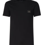 T-shirt in cotone con logo plaque G8PT1T G7F2IN0000 DOLCE & GABBANA 