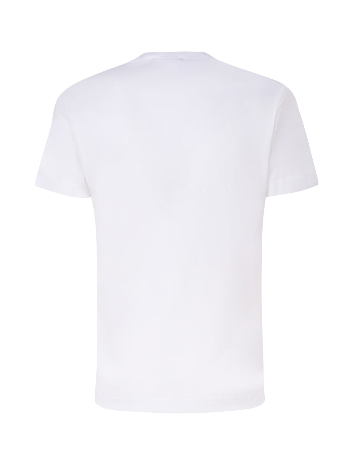 T-shirt in cotone con logo plaque G8PT1T G7F2IW0800 DOLCE & GABBANA 