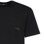 T-shirt in jersey di cotone con logo G8PT1T G7P1BN0000 DOLCE & GABBANA 