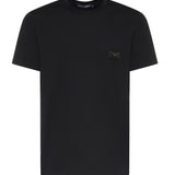 T-shirt in jersey di cotone con logo G8PT1T G7P1BN0000 DOLCE & GABBANA 