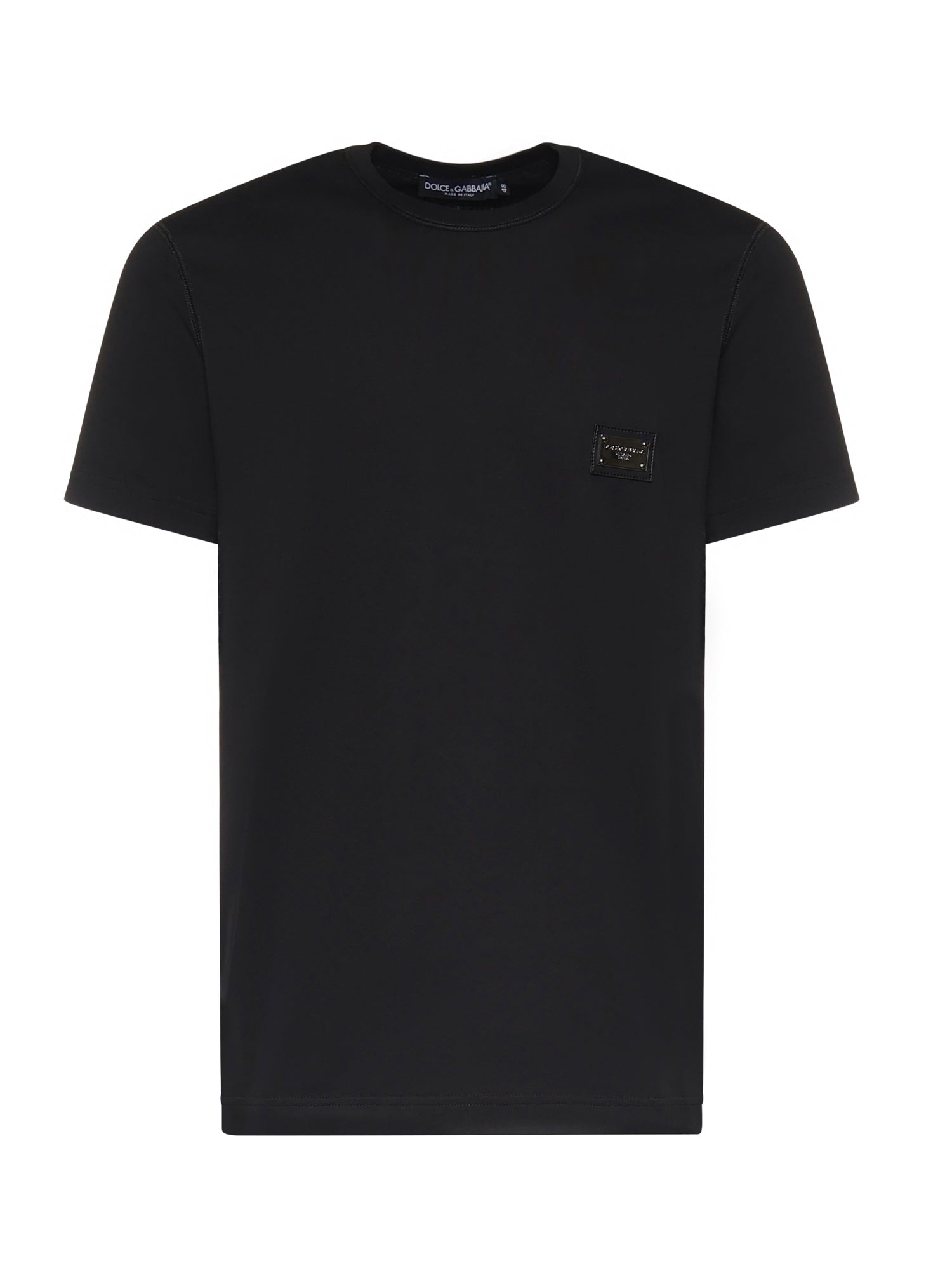 T-shirt in jersey di cotone con logo G8PT1T G7P1BN0000 DOLCE & GABBANA 