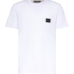 T-shirt in jersey di cotone con logo G8PT1T G7P1BW0800 DOLCE & GABBANA 