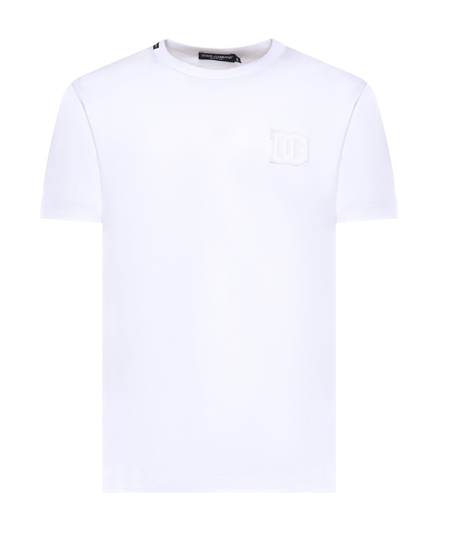 T-shirt in cotone con logo G8PV1Z G7P3NW0800 DOLCE & GABBANA 