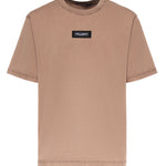 T-shirt in jersey di cotone con logo G8RI4T G7P1OM0672 DOLCE & GABBANA 