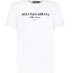 T-shirt con stampa Flock G8RN8T G7O9YW0800 DOLCE & GABBANA 