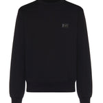 Felpa con placca logo in cotone G9ABJT G7P1CN0000 DOLCE & GABBANA 