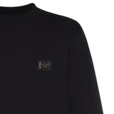 Felpa con placca logo in cotone G9ABJT G7P1CN0000 DOLCE & GABBANA 