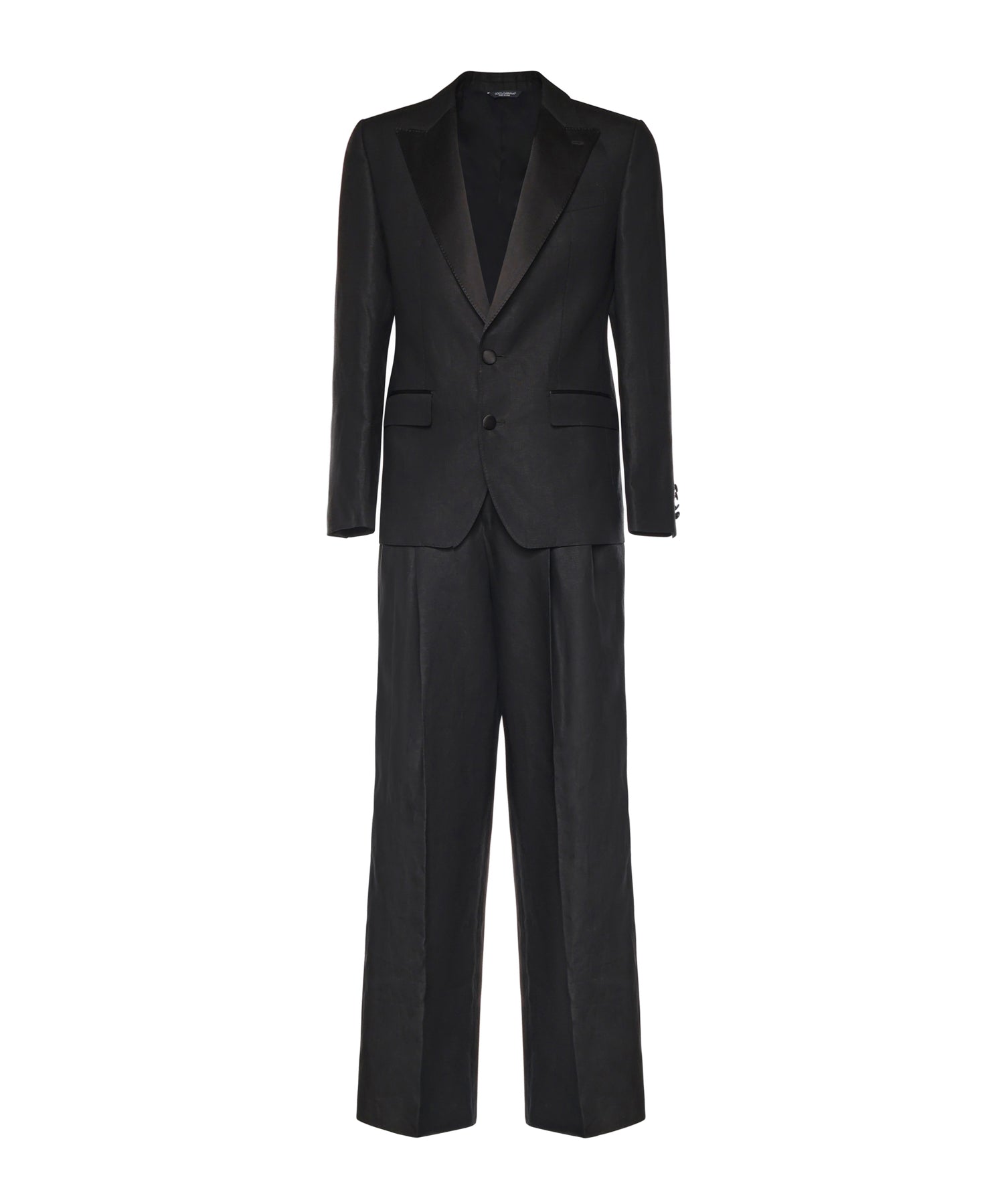 Abito monopetto in tela lino GK04IT FU4MCN0000 DOLCE & GABBANA 