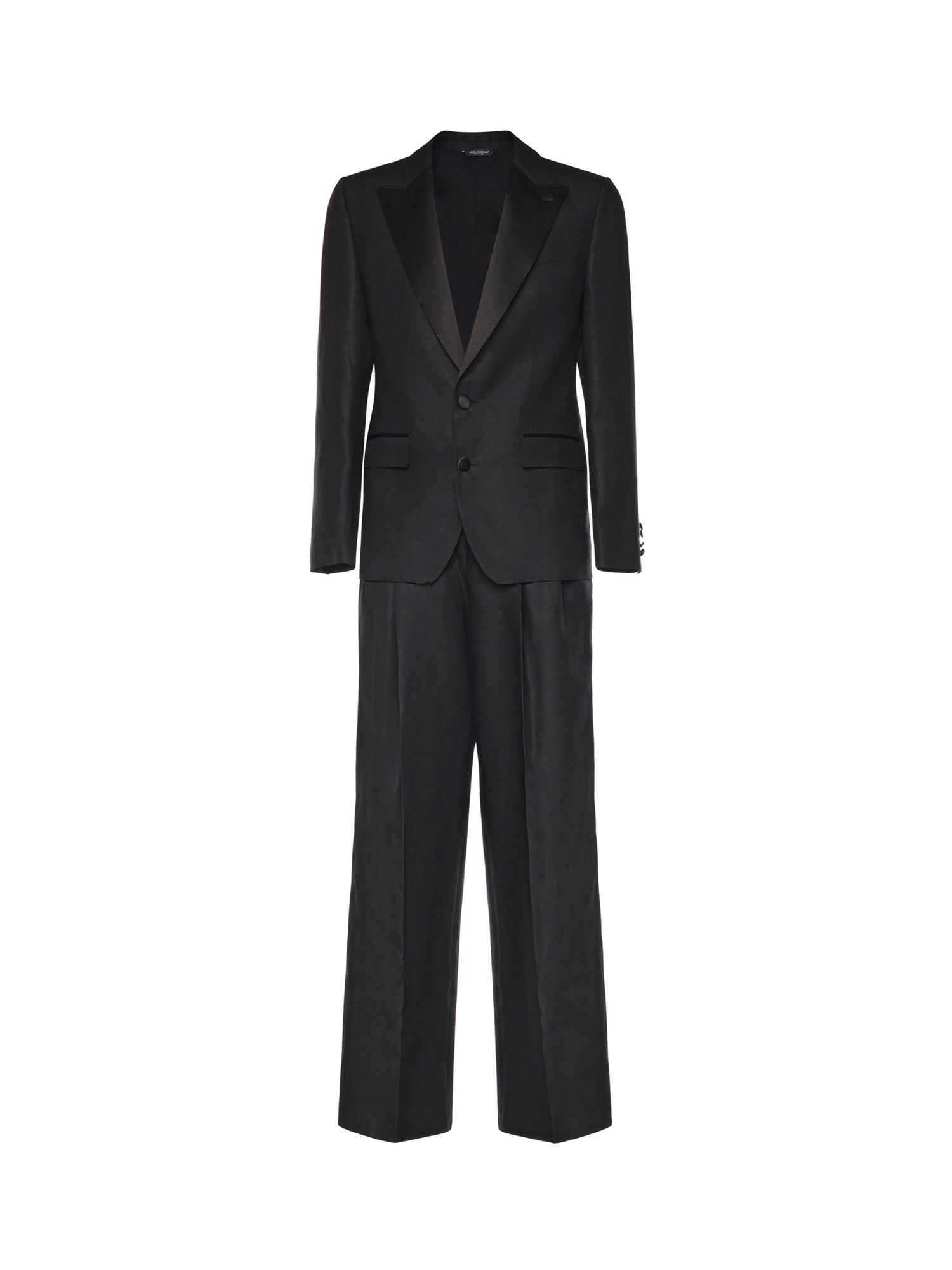 Abito monopetto in tela lino GK04IT FU4MCN0000 DOLCE & GABBANA 