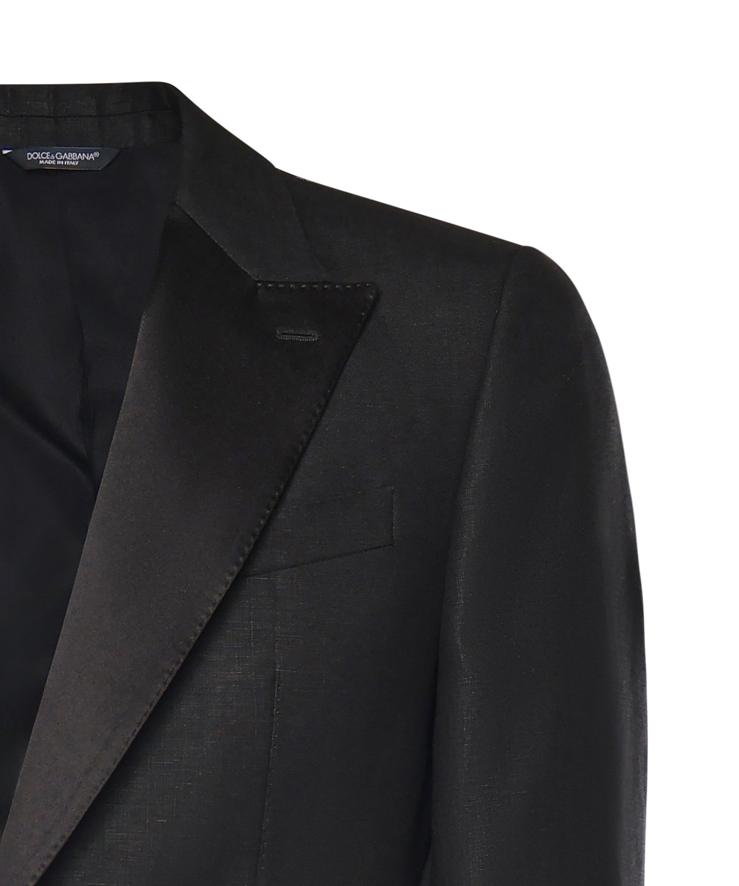 Abito monopetto in tela lino GK04IT FU4MCN0000 DOLCE & GABBANA 
