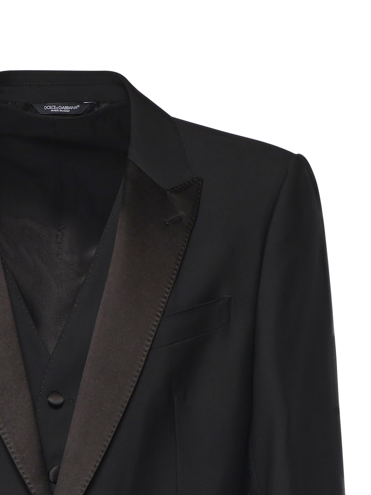 Abito da smoking a tre pezzi in lana vergine e seta GK2WMT GK310N0000 DOLCE & GABBANA 