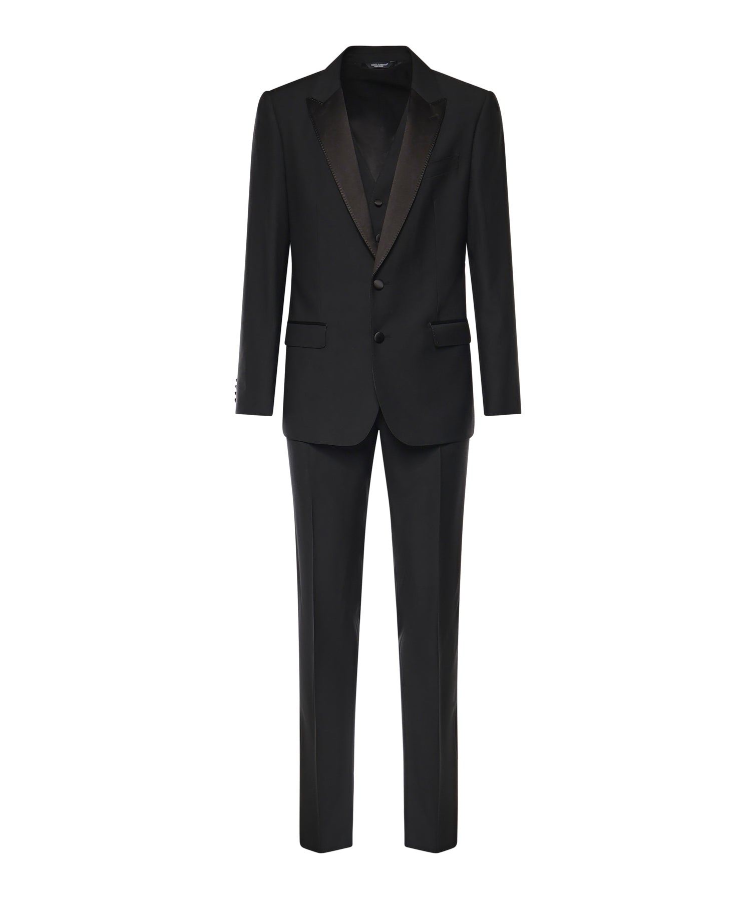 Abito da smoking a tre pezzi in lana vergine e seta GK2WMT GK310N0000 DOLCE & GABBANA 