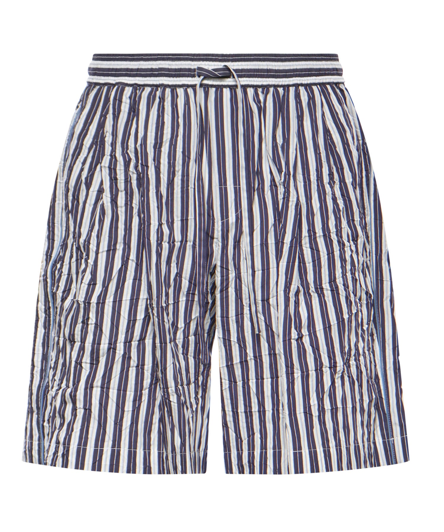 Bermuda in tela rigata froissé GP18FT FBMFUS8053 DOLCE & GABBANA 