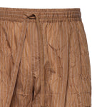 Pantaloni vanity in tessuto rigato froissé GP1N9T FBMFTS8054 DOLCE & GABBANA 
