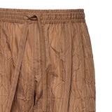 Pantaloni vanity in tessuto rigato froissé GP1N9T FBMFTS8054 DOLCE & GABBANA 