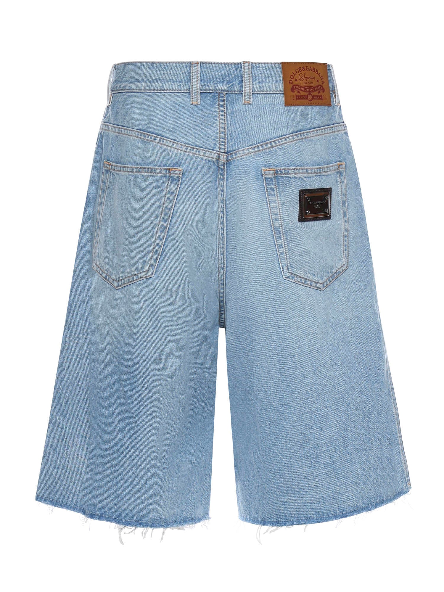 Bermuda in denim di cotone GP1T2D G8NU7S9001 DOLCE & GABBANA 