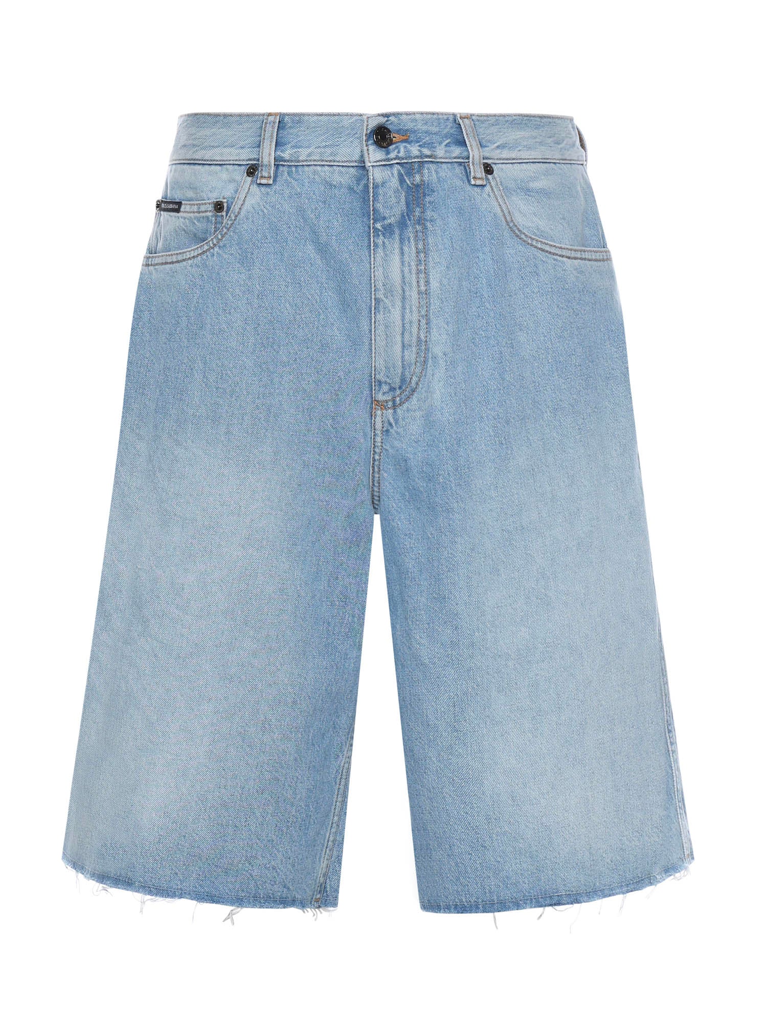 Bermuda in denim di cotone GP1T2D G8NU7S9001 DOLCE & GABBANA 