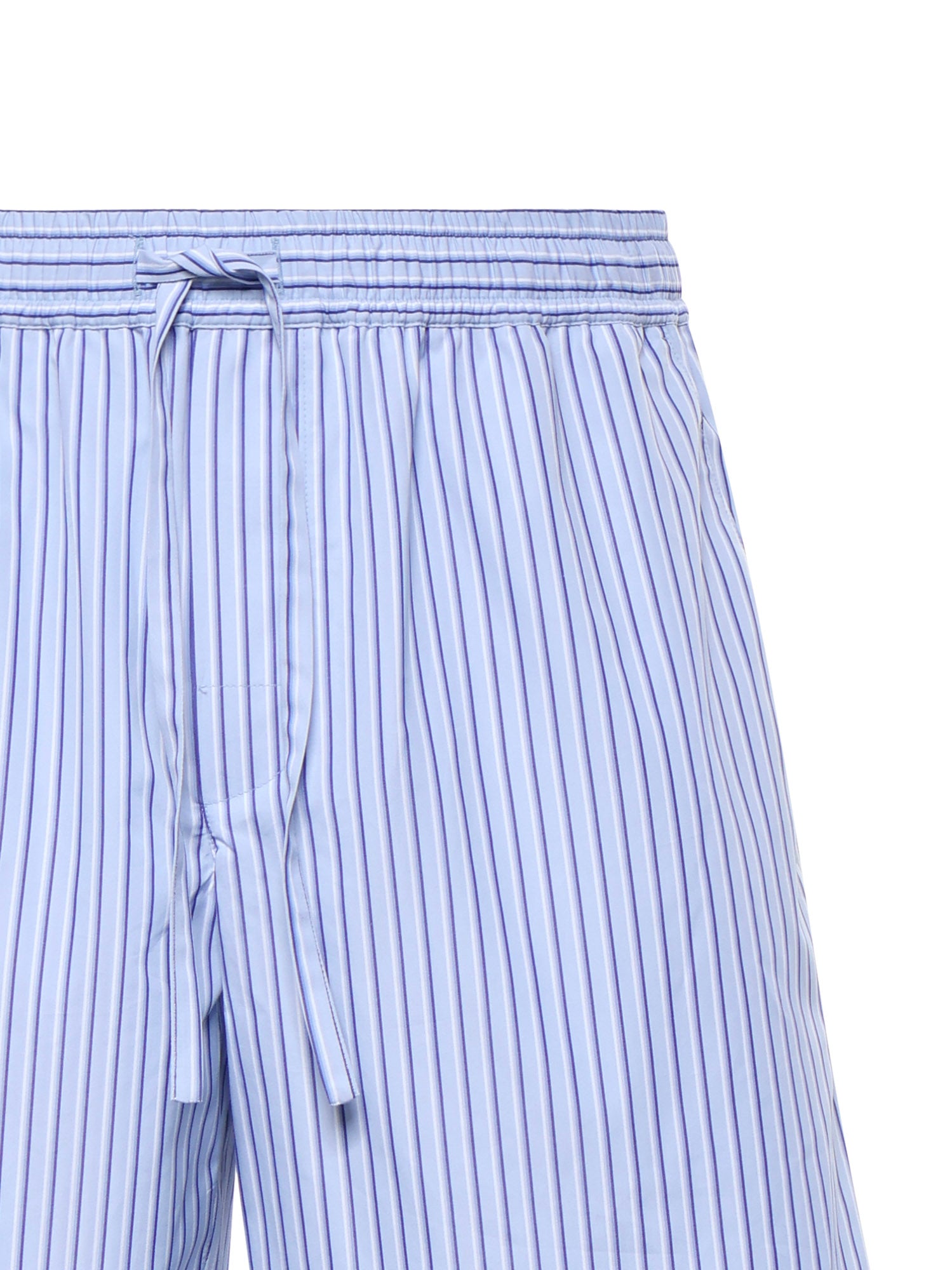 Bermuda in popeline rigato GV5MAT FR513S8052 DOLCE & GABBANA 