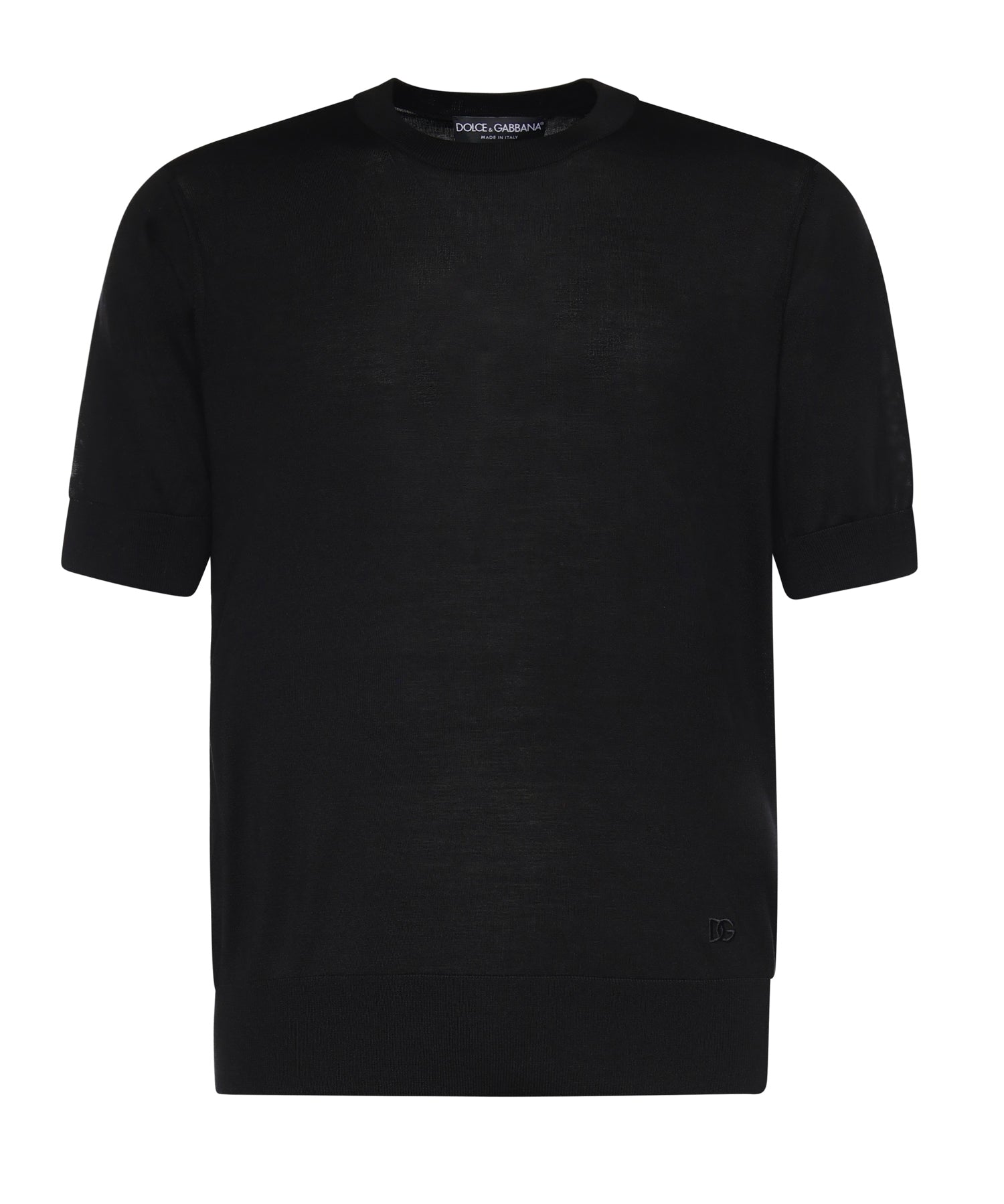 Maglia girocollo in seta GXX03Z JBSO5N0000 DOLCE & GABBANA 