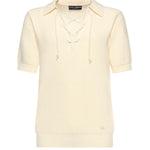 Polo Serafino con coulisse GXXBUZ JGMH0A3791 DOLCE & GABBANA 