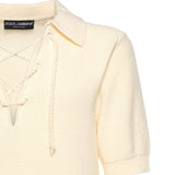 Polo Serafino con coulisse GXXBUZ JGMH0A3791 DOLCE & GABBANA 