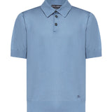 Maglia polo in seta GXZ02Z JBSO5B0965 DOLCE & GABBANA 