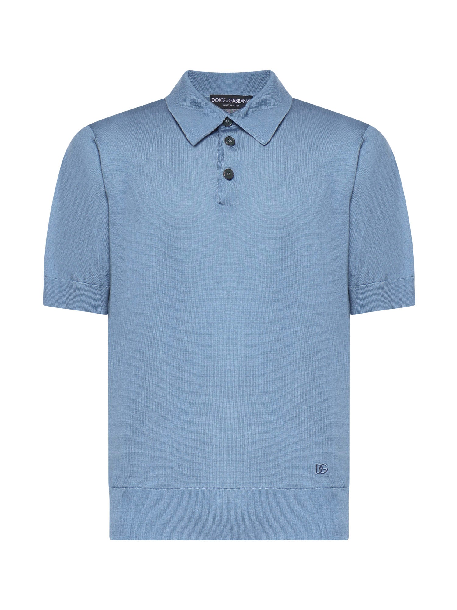 Maglia polo in seta GXZ02Z JBSO5B0965 DOLCE & GABBANA 