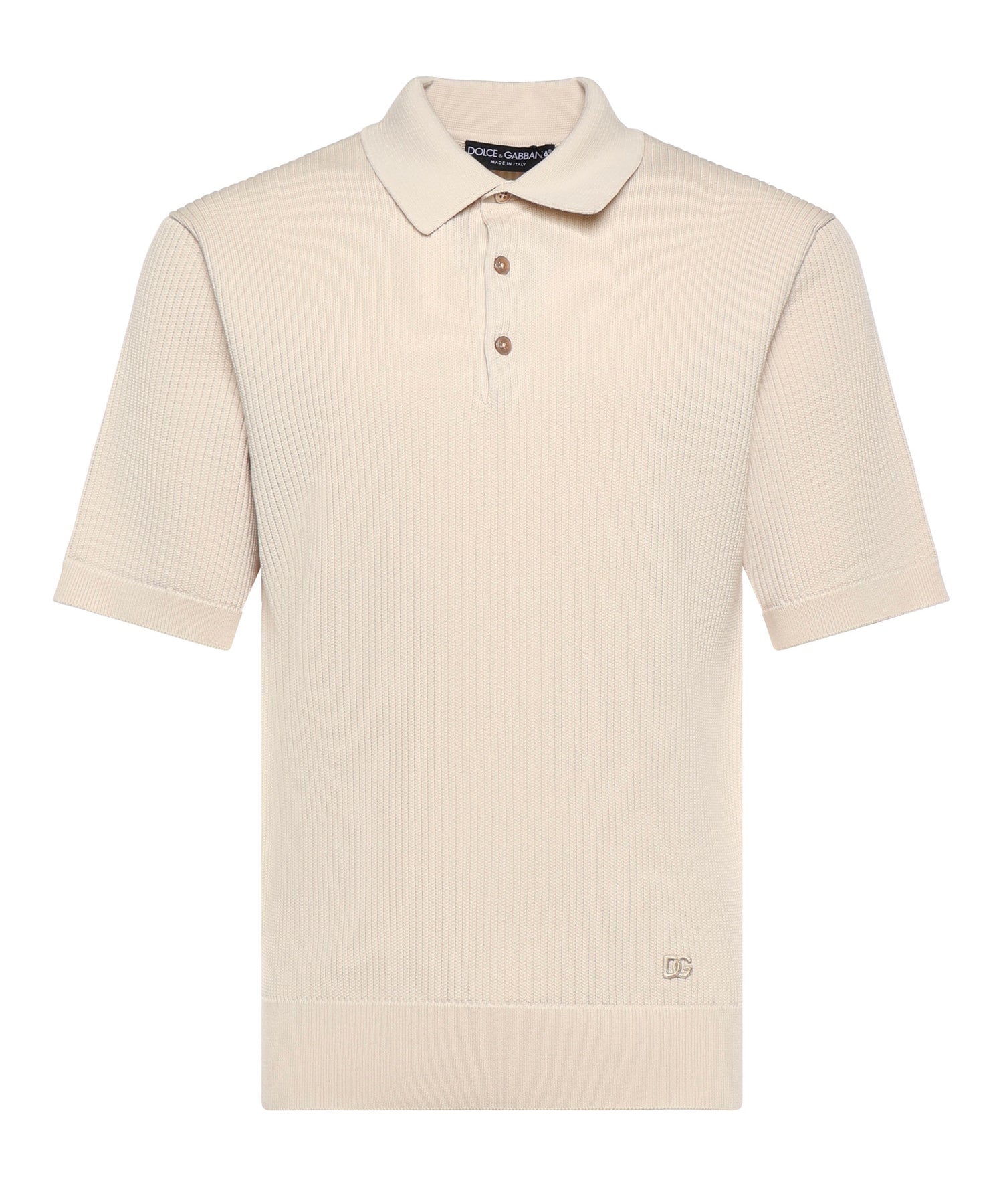 Polo in cotone con microcosta GXZBJZ JBCJCA4567 DOLCE & GABBANA 