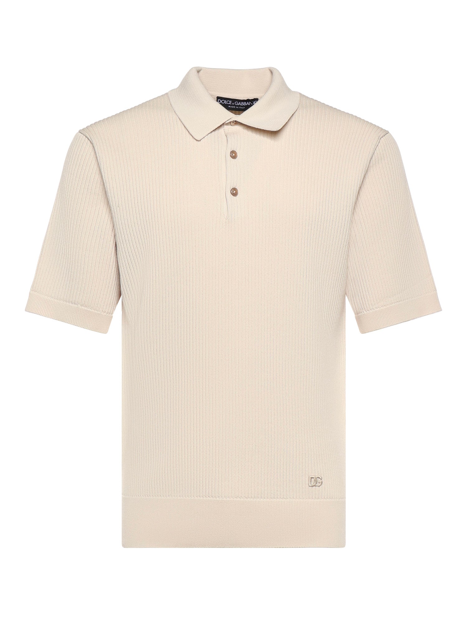 Polo in cotone con microcosta GXZBJZ JBCJCA4567 DOLCE & GABBANA 