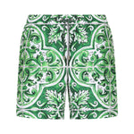 Boxer da mare con stampa Maiolica M4A13T FIM4RH75DQ DOLCE & GABBANA 