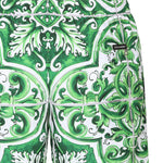 Boxer da mare con stampa Maiolica M4A13T FIM4RH75DQ DOLCE & GABBANA 