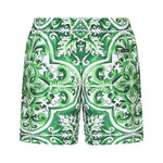 Boxer da mare con stampa Maiolica M4A13T FIM4RH75DQ DOLCE & GABBANA 