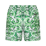 Boxer da mare con stampa Maiolica M4A13T FIM4RH75DQ DOLCE & GABBANA 
