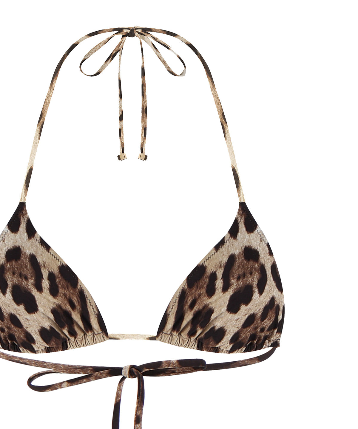 Top bikini con stampa leopardata O1A00J FSGDMHY13M DOLCE & GABBANA 