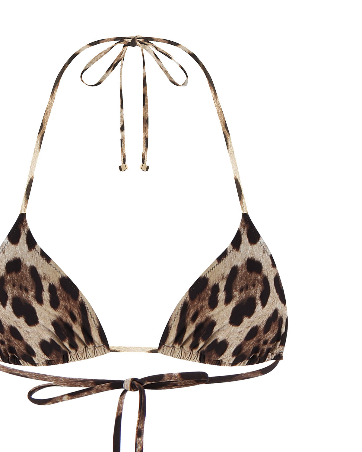 Top bikini con stampa leopardata O1A00J FSGDMHY13M DOLCE & GABBANA 