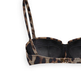 Top bikini con stampa leopardata O1A16J ONO11HY13M DOLCE & GABBANA 