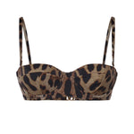 Top bikini con stampa leopardata O1A16J ONO11HY13M DOLCE & GABBANA 