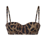 Top bikini con stampa leopardata O1A16J ONO11HY13M DOLCE & GABBANA 